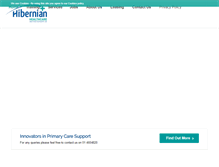 Tablet Screenshot of hibernianhealth.com